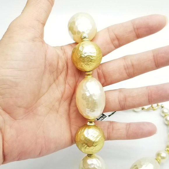Vtg Large Chunky 18" Necklace Choker Single Strand Genuine Lucite Beads Necklace - Picture 4 of 7
